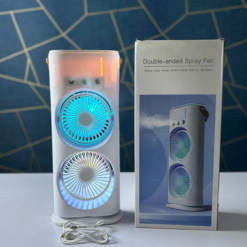 Rechargeable Remote Control Double Head Spray Cooling Fan